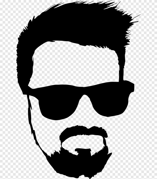 Борода силуэт