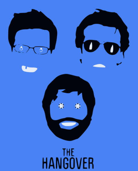 Мальчишник в Вегасе Постер минималистичный