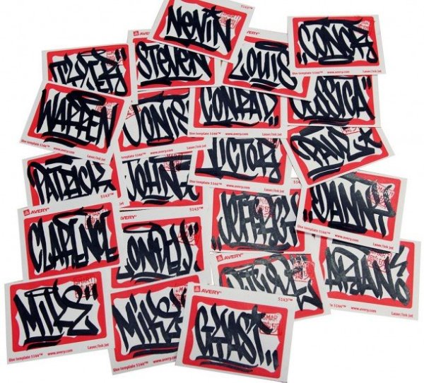 Наклейки для тэга