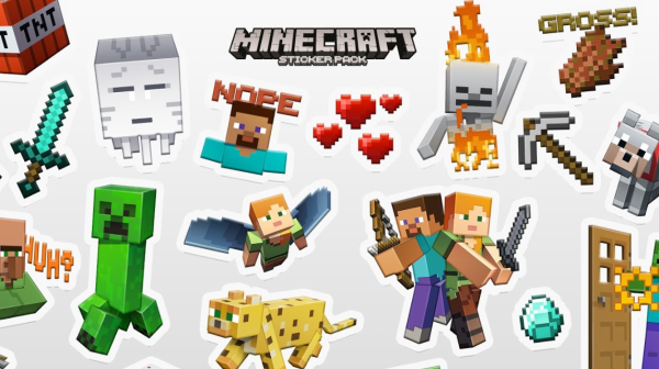 Наклейки майнкрафт