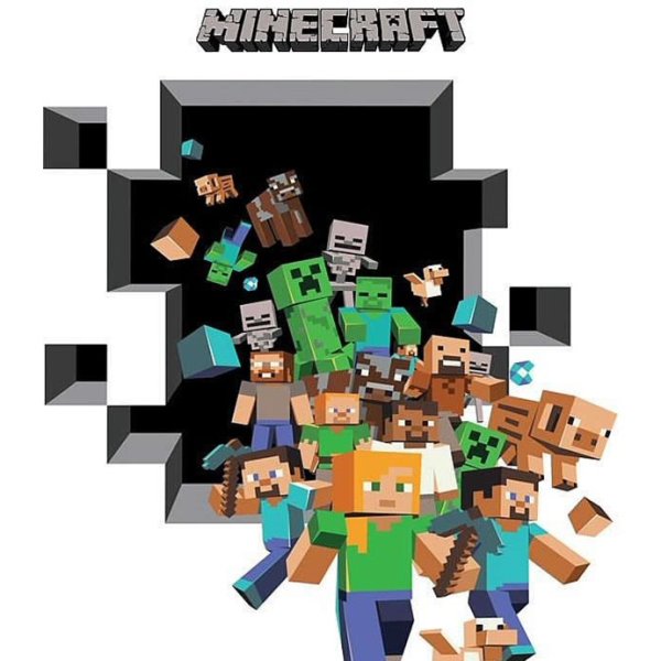 Плакат с МАЙНКРАФТОМ