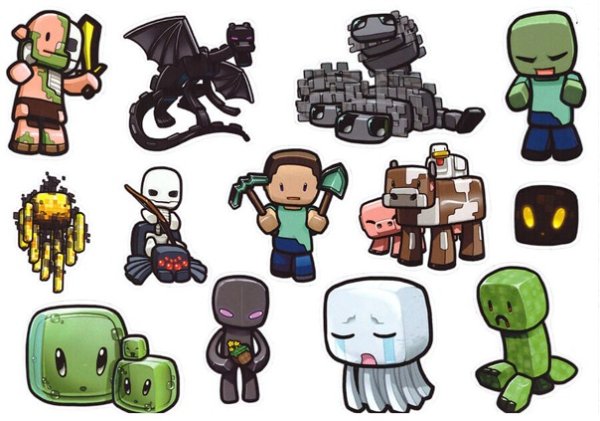 Наклейки майнкрафт