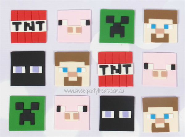 Плоские фигурки из МАЙНКРАФТА