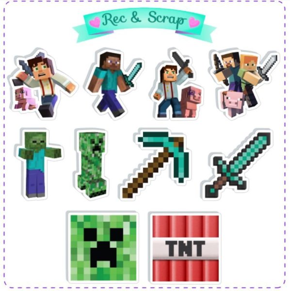 Майнкрафт печать