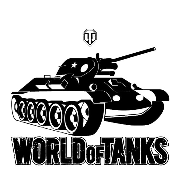 Танк т34 вектор