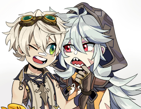 Эмбер Стикеры Геншин