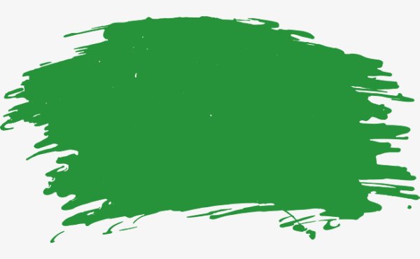 Мазок кисти зеленый