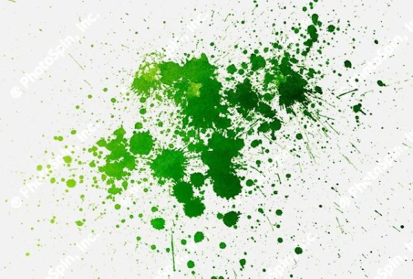 Зеленые брызги