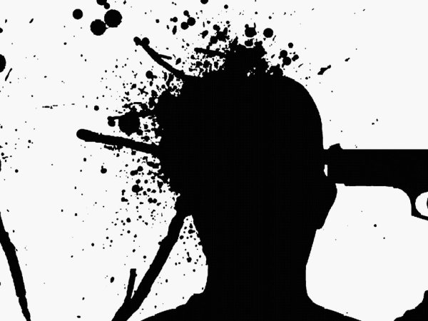 Пистолет выстрел в голову