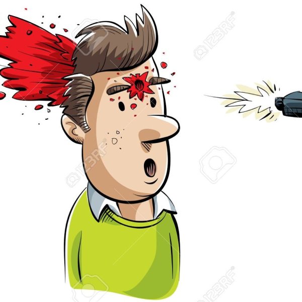 Смайлик с пистолетом