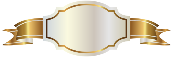 Золотая лента для надписи