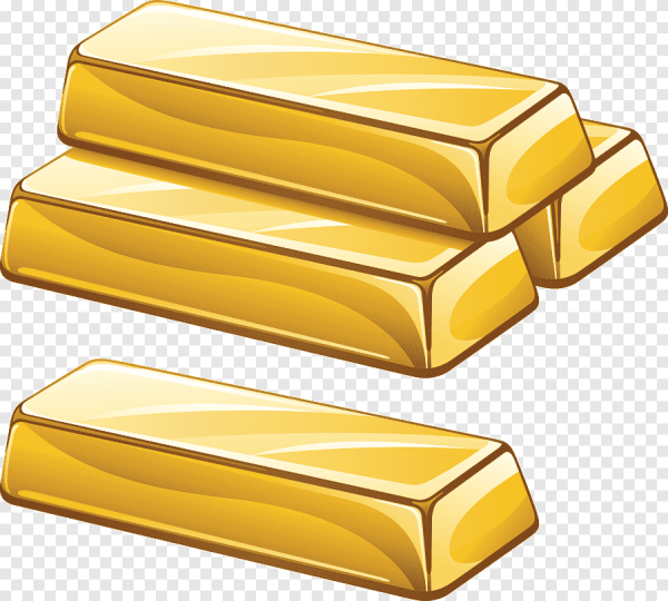 Слиток золота вектор