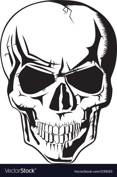 Череп вектор Дьябло
