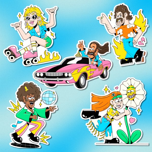 Жесткие Стикеры