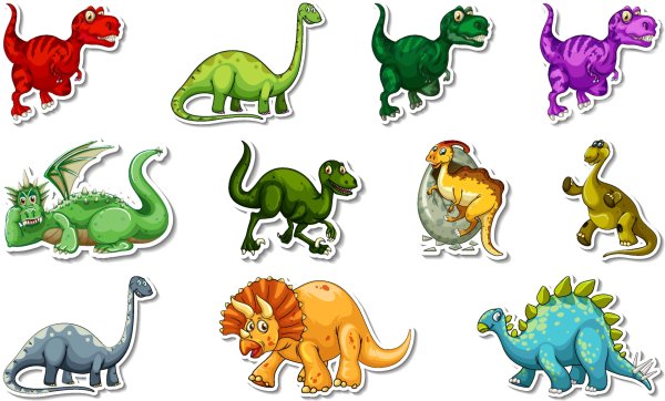 Dinosaur vector cartoon