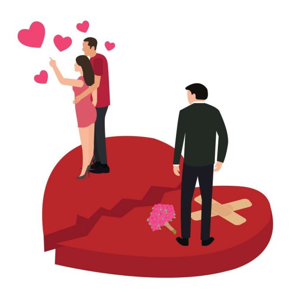 Девушка разбила сердце парню