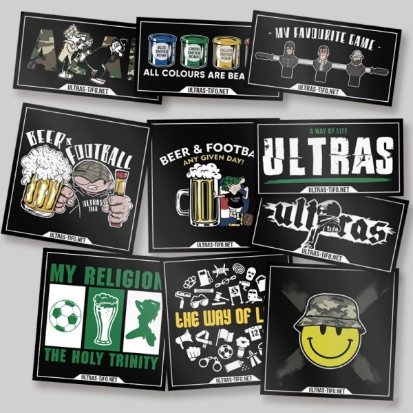 Макеты стикеров ультрас