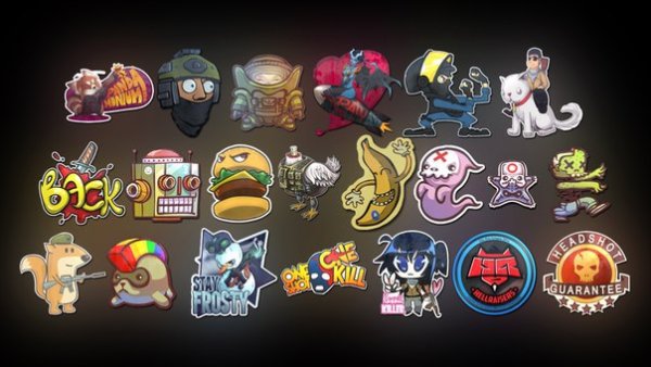 Наклейки из КС го редкие