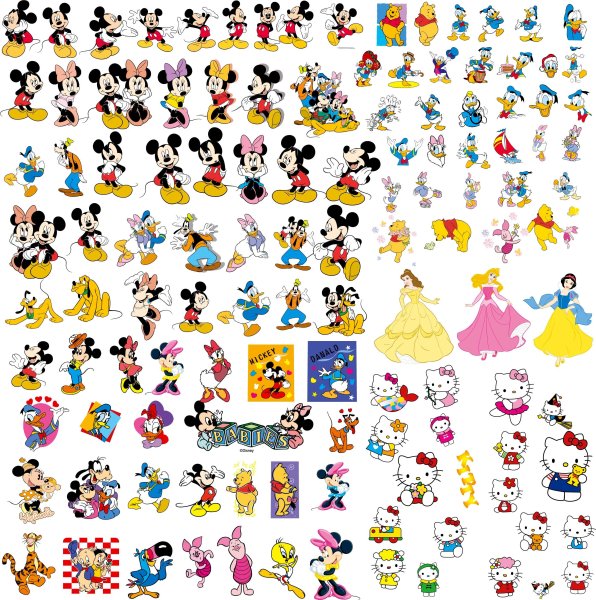 Наклейки Диснеевские герои