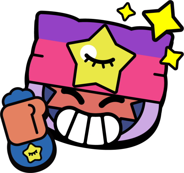 Стикеры Сэнди БРАВЛ старс