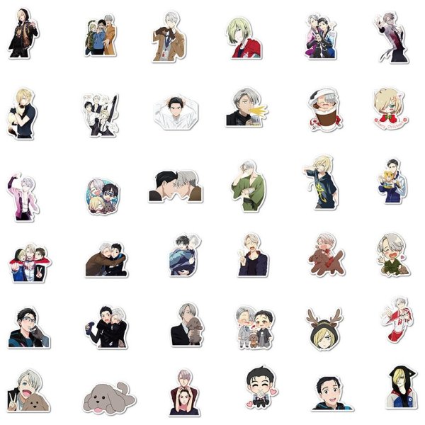 Стикеры Юри на льду