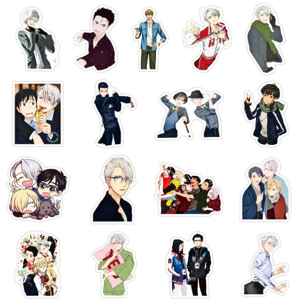 Стикеры Юри на льду