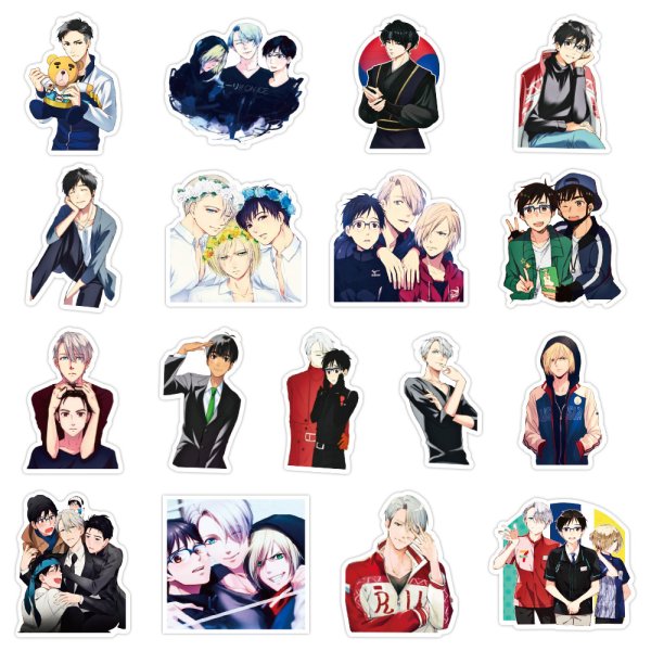 Наклейки Юри на льду