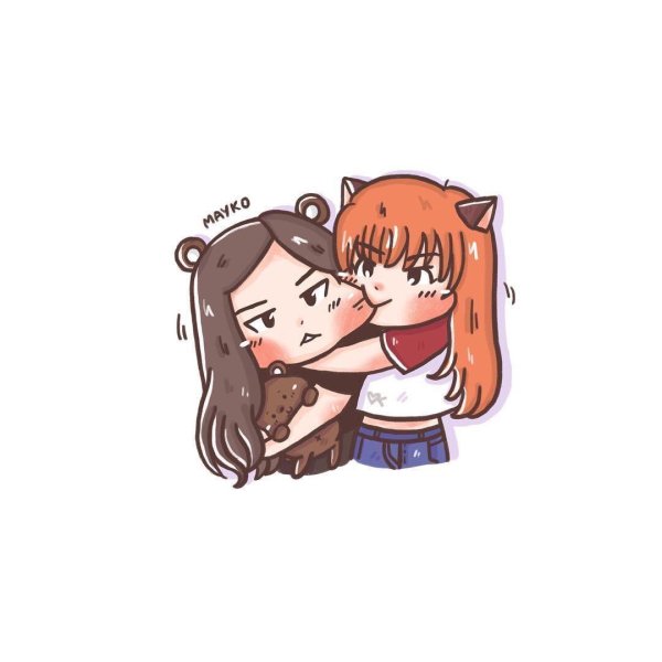 Стикеры с Юри девушки