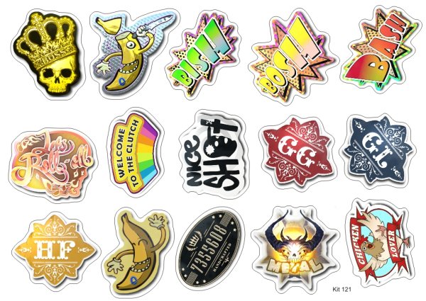 Наклейки из КС