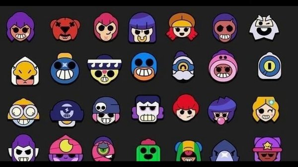 Brawl Stars значки БРАВЛЕРОВ