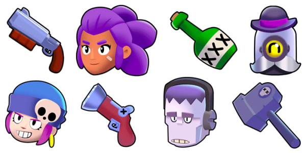 Оружие Шелли Brawl Stars