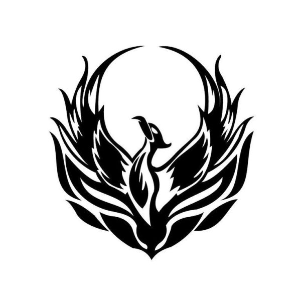 Эскизы татуировок Перерождение Феникса