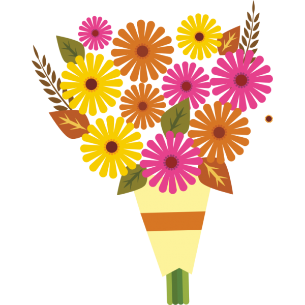 Наклейка - цветы