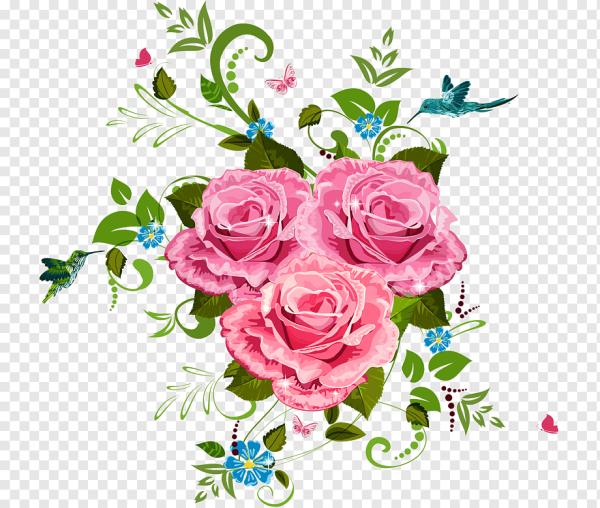 Векторные цветы для фотошопа