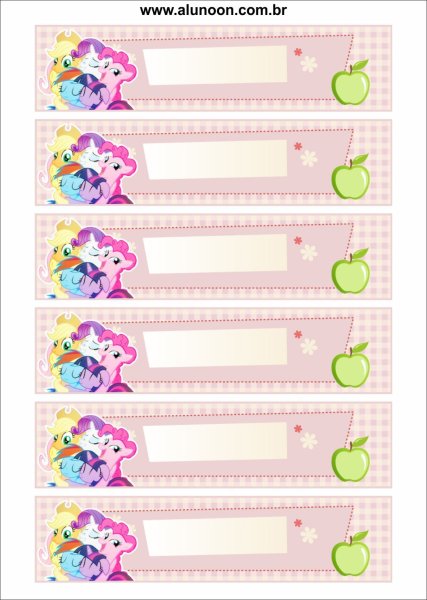 Бирки для школьных принадлежностей