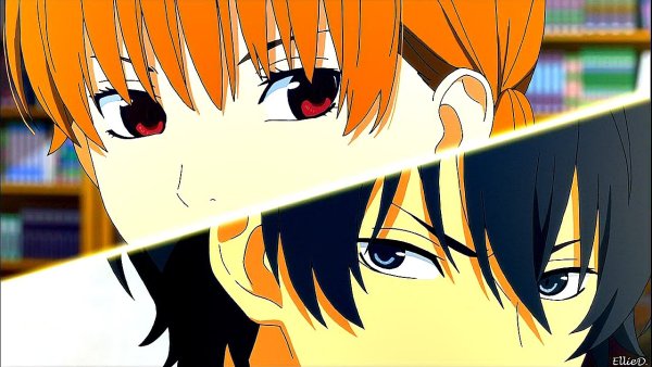 Аниме монстр за соседней партой поцелуй