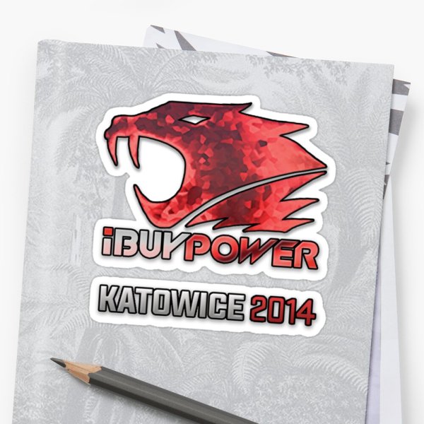Наклейка IBUYPOWER Катовице 2014
