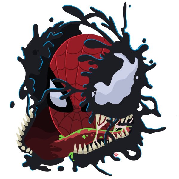 Стикеры веловые Веном