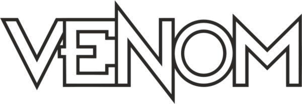 Venom надпись наклейка