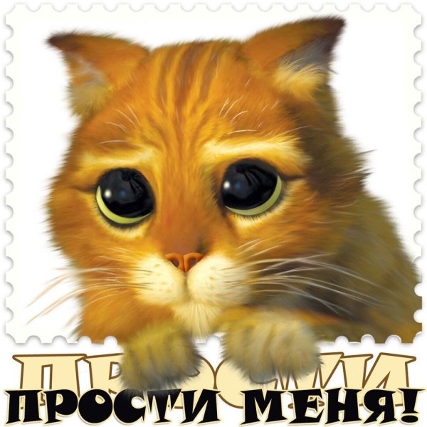 Открытка "прости"