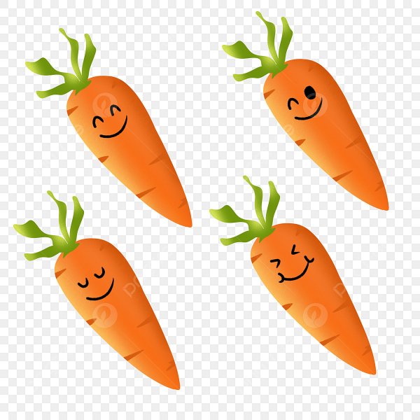 Морковь стикер