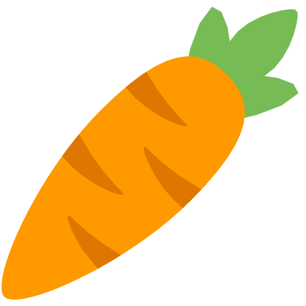 Смайлик морковка