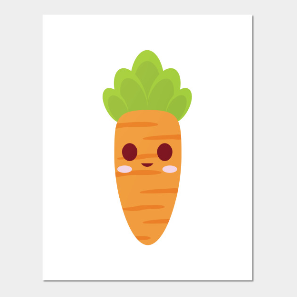 Стикер морковка