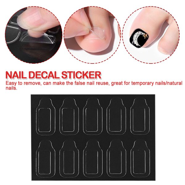 Клеевые Стикеры для накладных ногтей