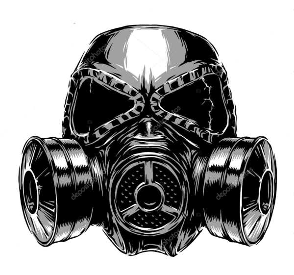 Противогаз маска вектор