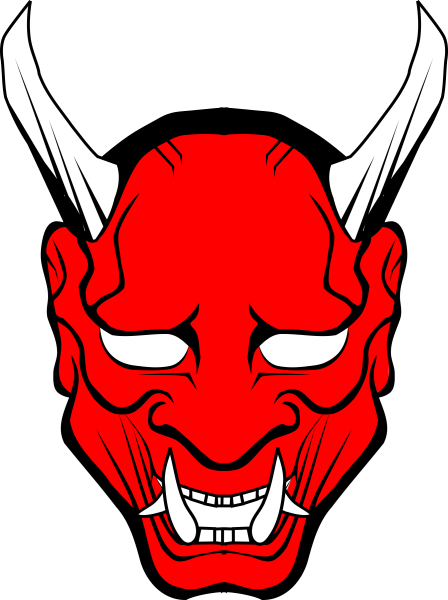 Хання демон вектор