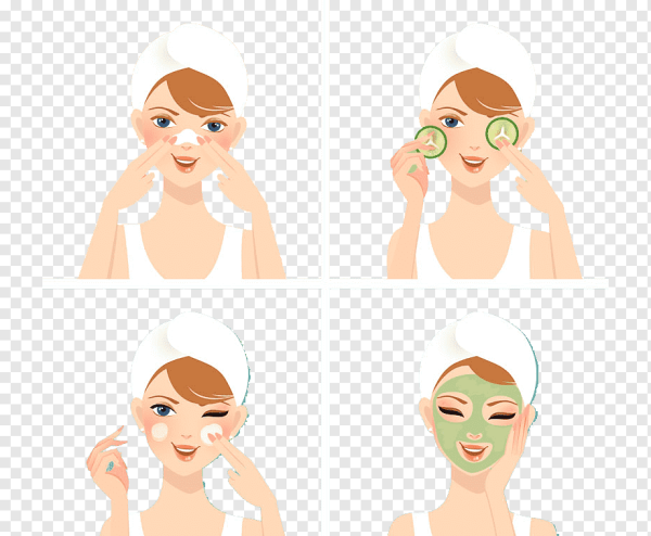 Нарисовать уход за лицом