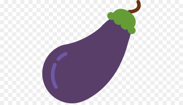 Смайлик баклажан капли