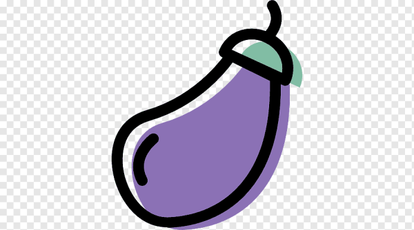 Нарисовать смешные баклажаны