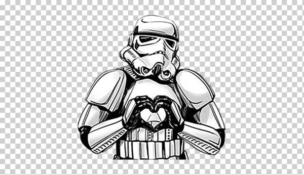 Наклейка Штурмовик Star Wars